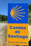 Señal Camino de Santiago